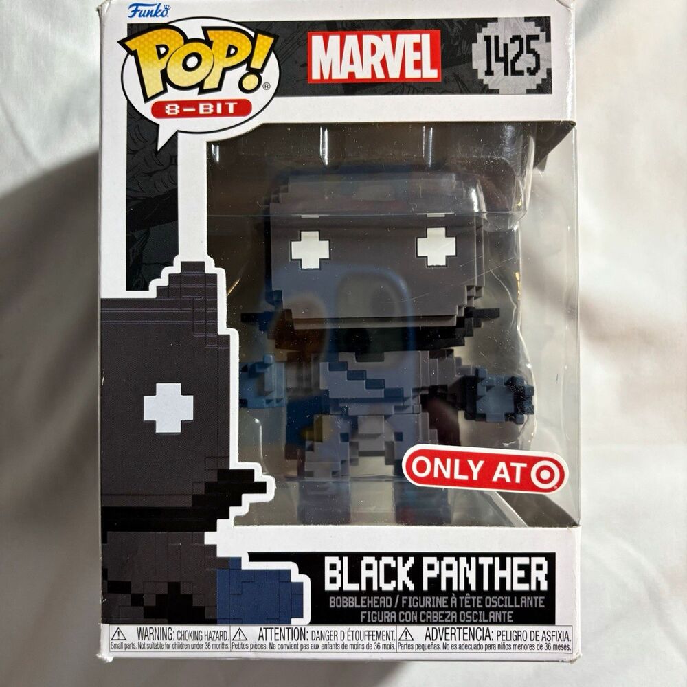 Funko Pop! Marvel 8-Bit Black Panther Target Exclusive Vinyl Figure #1425